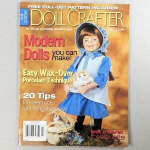 DOLL CRAFTER magazine JULY 2005, vintage classic polymer doll making magazine